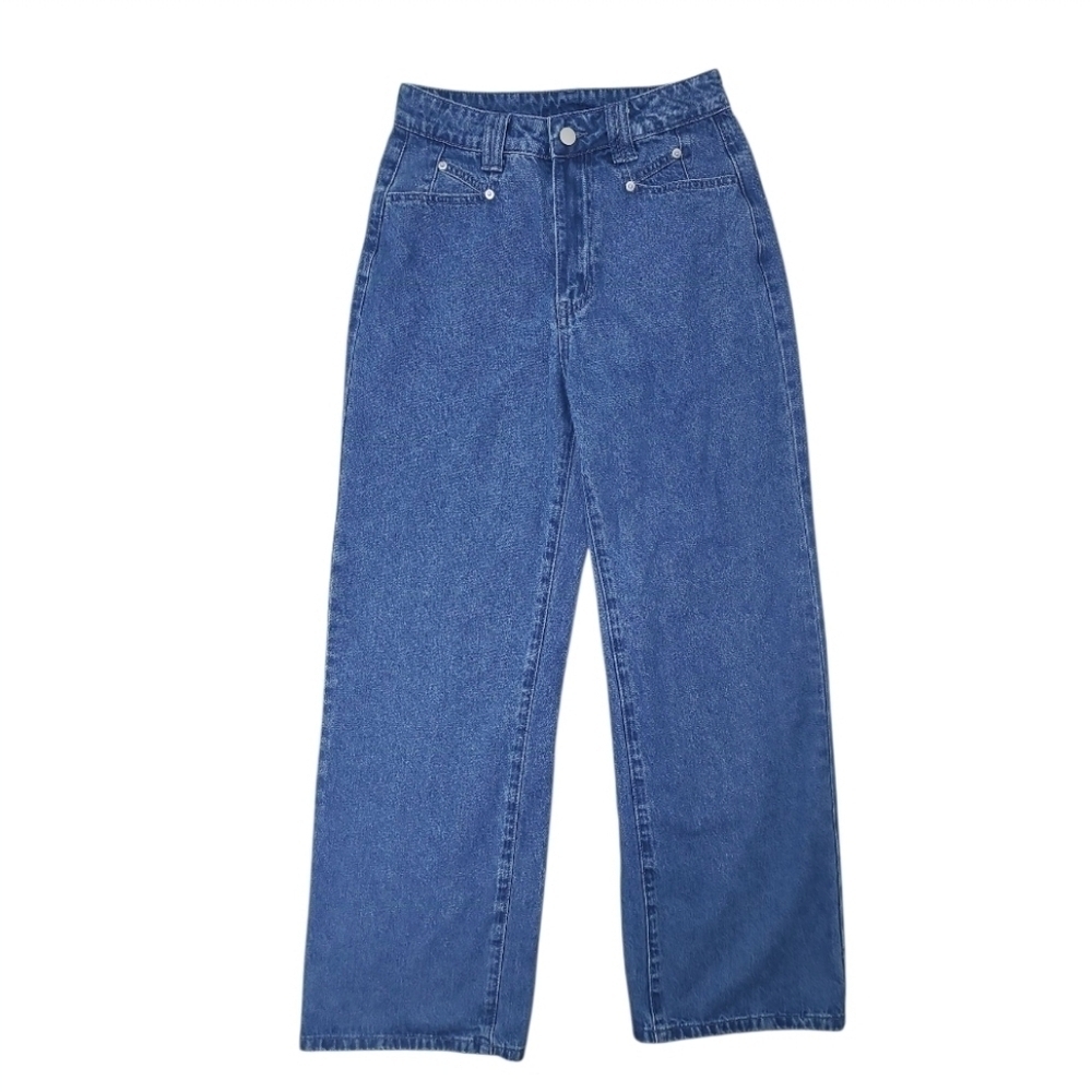 Cider Denim High Waist Wide Leg Jeans Size Small - Picture 12 of 16